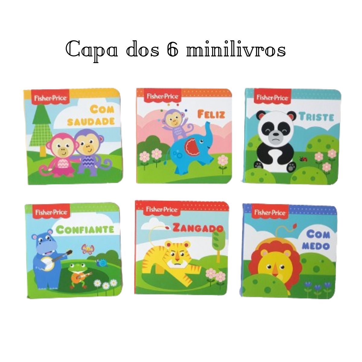 BOX 6 MINILIVROS QUANDO ESTOU FISHER PRICE PRINCIPAL BOX 6 MINILIVROS QUANDO ESTOU FISHER PRICE PRINCIPAL